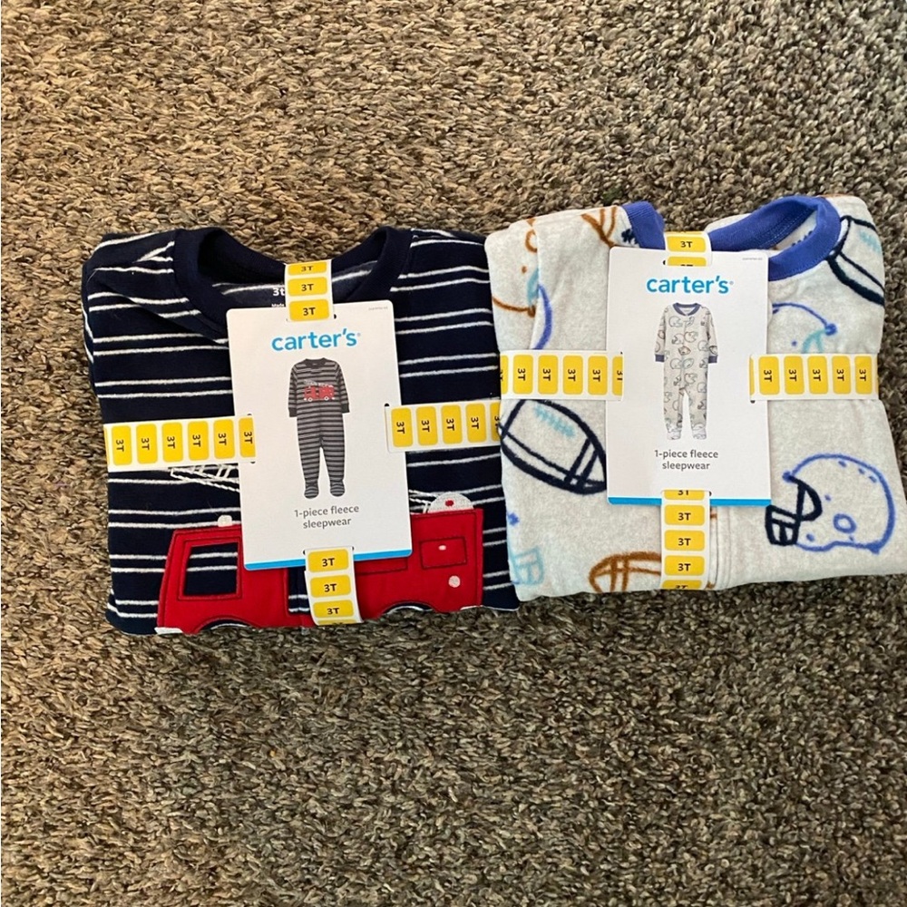 Carter’s fleece Jammie’s
